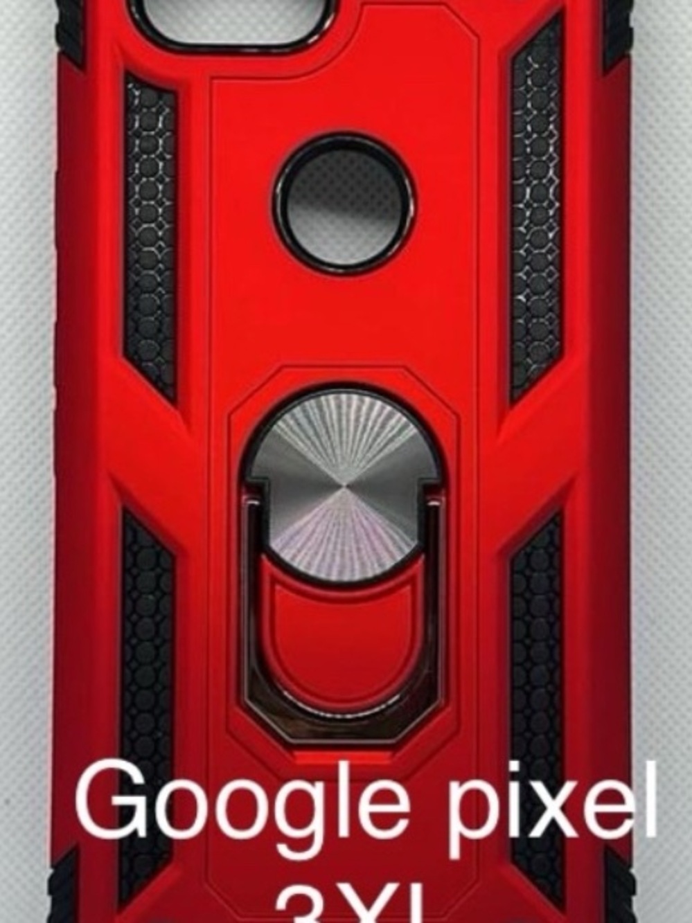 google Pixel 3 XL
Red Rugged Ring Kickstand Phone Case